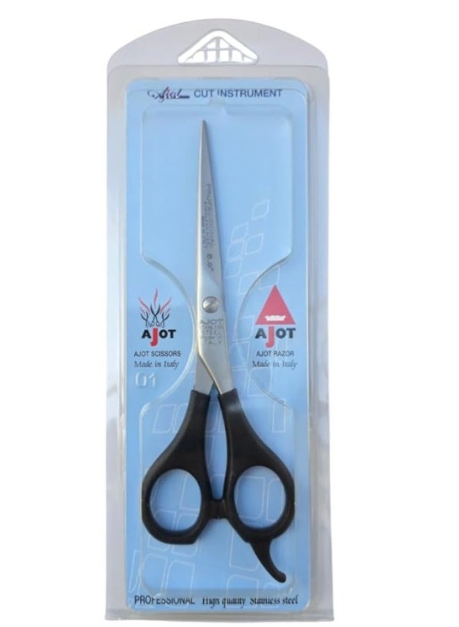 AJOT Professional Scissor 6.0″ – Ergonomic Finger Rest Handle - Image 3